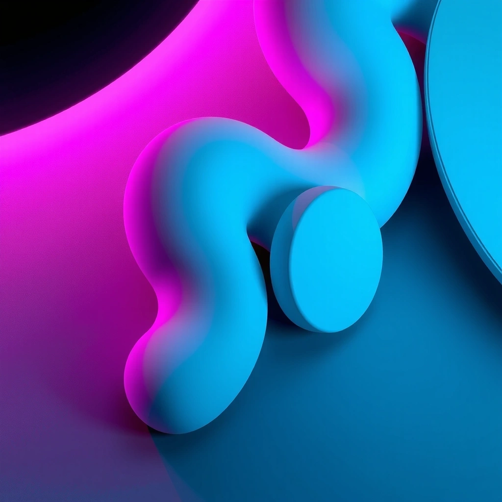 Abstract neon fog background texture